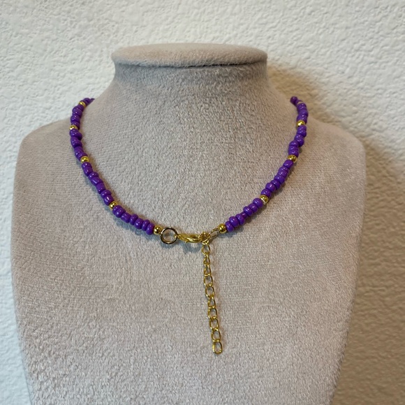 Elegant Purple Heart Necklace - Picture 3 of 4